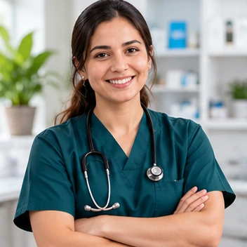 Portrait of Dr. Sarah Mitchell